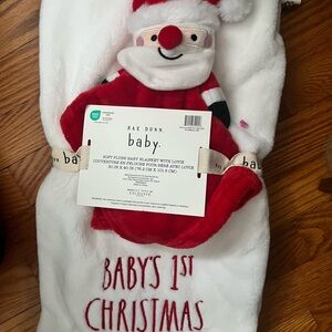 Rae Dunn Baby’s 1st Christmas Baby Blanket